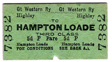 Railway ticket gwr for sale  UK