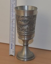 Schöner weinbecher zinn gebraucht kaufen  Dresden