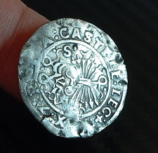 Usado, 1 moeda de prata real dos monarcas católicos da Espanha Isabella Ferdinand Sevilha X-X 1500s comprar usado  Enviando para Brazil