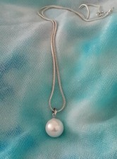 Collana ciondolo perla usato  Roma