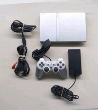 Usado, Console Sony PlayStation 2 Slim. Modelo prata SCPH-79001 comprar usado  Enviando para Brazil