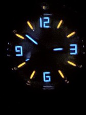 Relógio de mergulho automático Deep Blue Daynight 32 T-100 – moldura azul mostrador prateado!!️ comprar usado  Enviando para Brazil