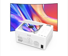 Projetor Bluetooth com DVD Player Embutido, 1080P, Smartphone/Pc/TV Stick/HDMI comprar usado Projetor Bluetooth com DVD Player Embutido, 1080P, Smartphone/Pc/TV Stick/HDMI comprar usado  Enviando para Brazil