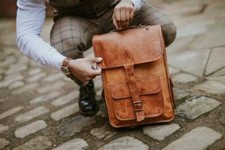 Leder riginal rucksack gebraucht kaufen  Langenlonsheim