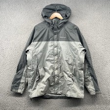 Jaqueta de chuva Marmot masculina grande cinza impermeável forrada de concha casaco caminhada com capuz comprar usado  Enviando para Brazil