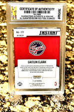 CAITLIN CLARK 2024 Panini GRADED GEM-MT 10 Rookie CARTÃO #171 WNBA ASSISTE RECORDE! comprar usado  Enviando para Brazil