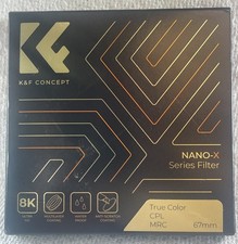 Filtro de lente polarizador K&F Concept CPL cor verdadeira polarização circular nano-X 67mm, usado comprar usado  Enviando para Brazil