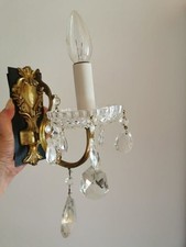 Alte kristall wandlampe gebraucht kaufen  Deutschland
