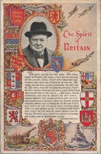 Ww2 postcard winston for sale  SHEFFIELD
