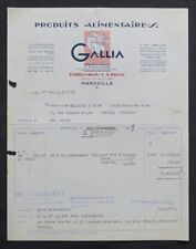 Invoice marseille 1940 d'occasion  Expédié en Belgium
