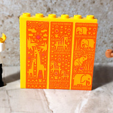 Lego Tapeçaria Painel de Parede Safari Elefante Zebra Girafa Adesivo Arte Bordado comprar usado  Enviando para Brazil