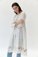 Vestido Injiri branco algodão musselina tamanho pequeno comprar usado  Enviando para Brazil
