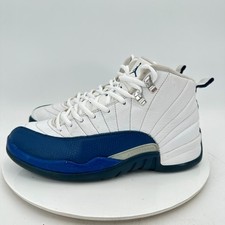 Tênis Nike Air Jordan retrô 12 XII masculino tamanho 8 130690-113 azul francês branco comprar usado Tênis Nike Air Jordan retrô 12 XII masculino tamanho 8 130690-113 azul francês branco comprar usado  Enviando para Brazil