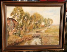 ölbild bild bauernhaus gebraucht kaufen  Ahlefeld-Bistensee, Hütten