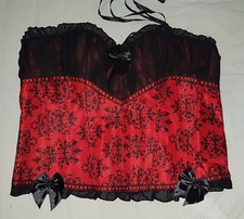 Unterbrust corsage schwarz gebraucht kaufen  Hamburg