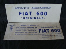 Cartelli fiat 600 usato  Santena