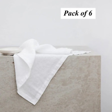 Cotton napkins white for sale  LONGFIELD