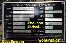 Custom engraved aluminum for sale  Eastpointe