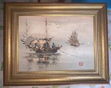 Peinture tableau huile d'occasion  Saint-Brice-Courcelles