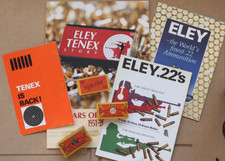 Eley Kynoch ICI Vintage Raro .22 Folhetos Cartaz Caixas de Munição Lote de Trabalho Rifle comprar usado  Enviando para Brazil