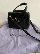Modalu black leather for sale  LONDON