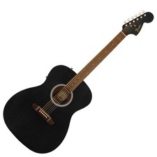 Guitarra acústica Fender Monterey padrão preta com topo preto ecológica comprar usado  Enviando para Brazil