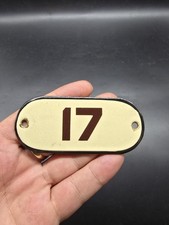 Antique number enamel for sale  ST. IVES