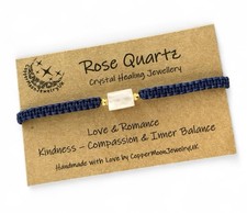 Rose quartz macrame for sale  KNUTSFORD