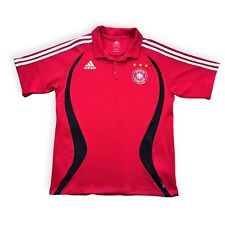 Deutschland Polo Shirt 2006 Gr. L Adidas WM EM rot DFB Germany statt Trikot comprar usado  Enviando para Brazil