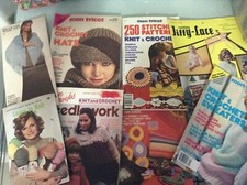 Vintage knit crochet for sale  New Port Richey