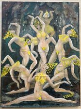Tableau huile papier d'occasion  Paris II