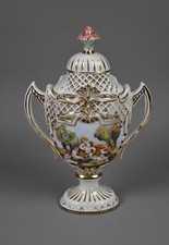 Capodimonte keramik deckelvase gebraucht kaufen  Leverkusen