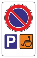 Cartello segnaletico parcheggi usato  Acate
