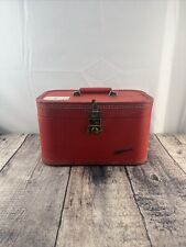 Maleta de Maquillaje Roja Equipaje Vintage Tren Estuche Starline Dama Baltimore con Bandeja segunda mano  Embacar hacia Argentina