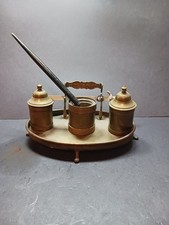 Antique brass inkwell for sale  West Haven
