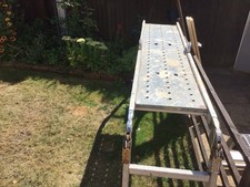Aluminium scaffolding ladder for sale  WOODHALL SPA