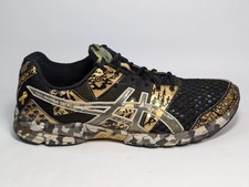 Tênis de corrida Asics Gel Noosa Tri 8 T3S3N masculino tamanho 12 preto dourado comprar usado  Enviando para Brazil