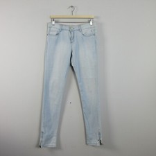 Jeans feminino Dudalina skinny cintura média tornozelo 36 azul lavagem leve jeans casual 418 comprar usado  Enviando para Brazil