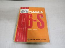 MANUAL DE SERVIÇO VINTAGE YAMAHA G6-S FABRICANTE DE EQUIPAMENTO ORIGINAL comprar usado  Enviando para Brazil