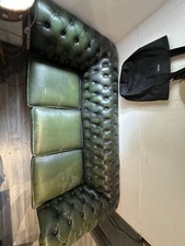 Chesterfield antique green for sale  LONDON