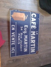 Plaque émaillé cafe d'occasion  Ornans