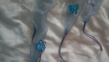 Embrases bleues voilage d'occasion  Sainte-Gauburge-Sainte-Colombe