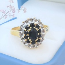 Bague marguerite saphirs d'occasion  Meximieux