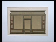 BRASSERIE, DEVANTURE - 1900 - LITHOGRAPHIE - BOUTIQUE, MAGASIN, GRUZ na sprzedaż  Wysyłka do Poland