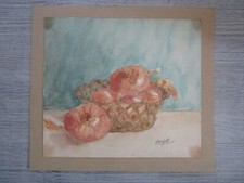 Aquarelle ancienne nature d'occasion  Champs-sur-Marne