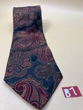 Usado, Gravata de seda italiana Dion Signature feita no Canadá paisley 56" x 4" comprar usado  Enviando para Brazil