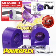 Buchas Powerflex FrARB Mnt 25mm 2 peças para Vauxhall Vectra C 02-08 PFF80-1203-25 comprar usado  Enviando para Brazil