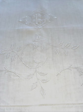 Drap ancien monogramme d'occasion  Chauny