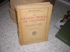 1926.grands procès histoire d'occasion  Saint-Quay-Portrieux