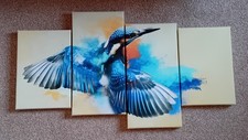 Kingfisher canvas panel for sale  POULTON-LE-FYLDE